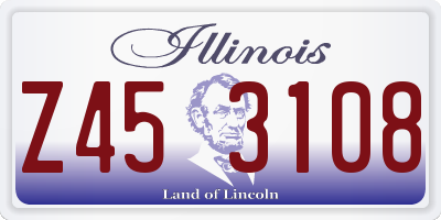IL license plate Z453108