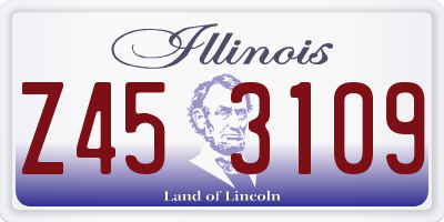 IL license plate Z453109