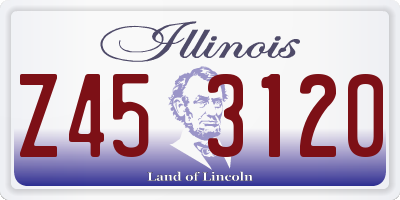 IL license plate Z453120