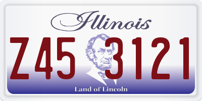 IL license plate Z453121