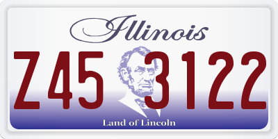 IL license plate Z453122