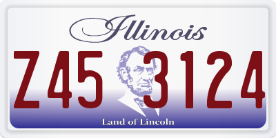 IL license plate Z453124