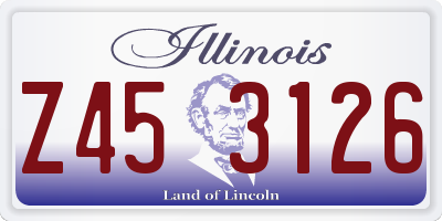 IL license plate Z453126