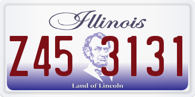 IL license plate Z453131