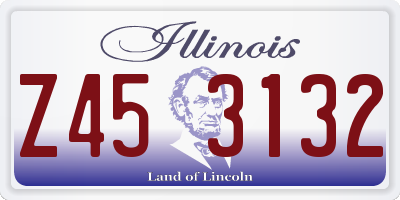 IL license plate Z453132