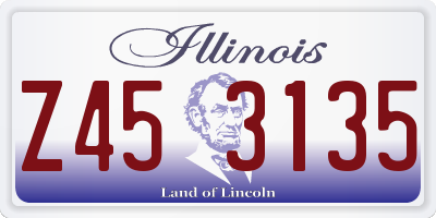 IL license plate Z453135