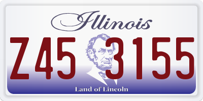 IL license plate Z453155