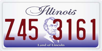 IL license plate Z453161
