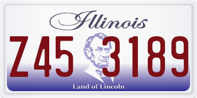IL license plate Z453189