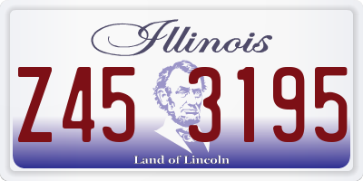 IL license plate Z453195