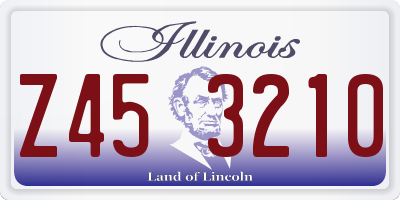 IL license plate Z453210