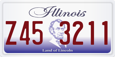 IL license plate Z453211