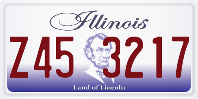 IL license plate Z453217