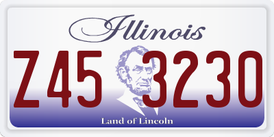 IL license plate Z453230