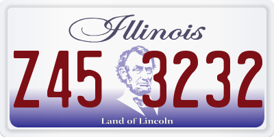 IL license plate Z453232