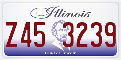 IL license plate Z453239