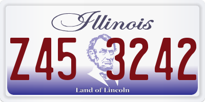 IL license plate Z453242