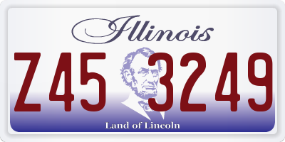 IL license plate Z453249