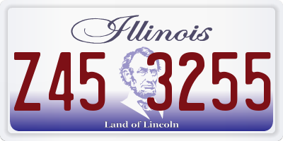 IL license plate Z453255