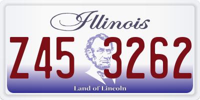 IL license plate Z453262