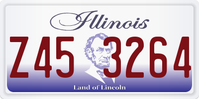 IL license plate Z453264