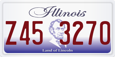 IL license plate Z453270