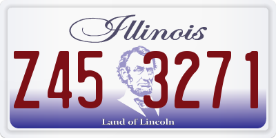 IL license plate Z453271