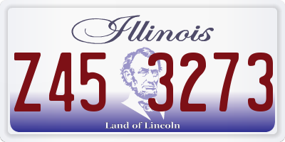 IL license plate Z453273