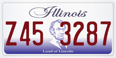 IL license plate Z453287
