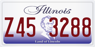 IL license plate Z453288
