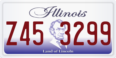 IL license plate Z453299