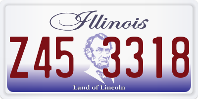 IL license plate Z453318