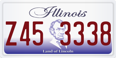 IL license plate Z453338