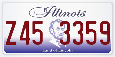 IL license plate Z453359