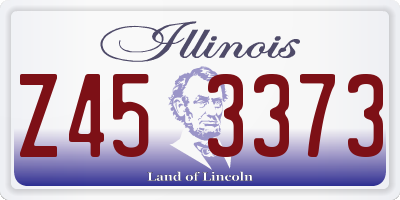 IL license plate Z453373