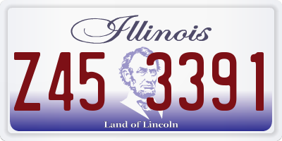 IL license plate Z453391