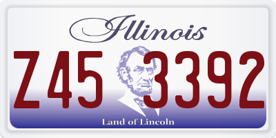 IL license plate Z453392