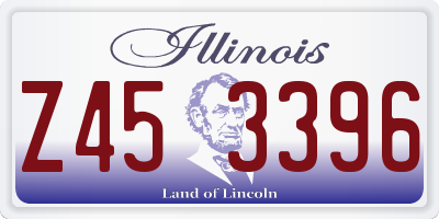 IL license plate Z453396