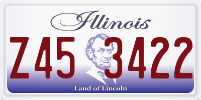 IL license plate Z453422