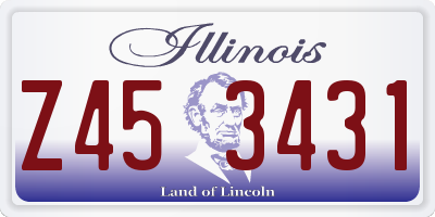 IL license plate Z453431