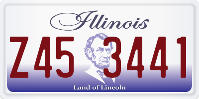 IL license plate Z453441