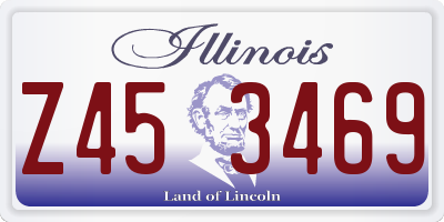 IL license plate Z453469