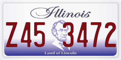 IL license plate Z453472