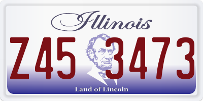 IL license plate Z453473