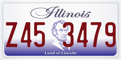 IL license plate Z453479