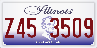 IL license plate Z453509