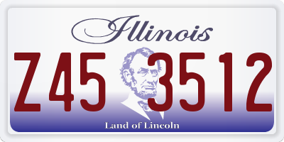 IL license plate Z453512