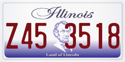 IL license plate Z453518