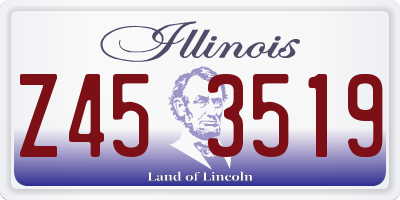 IL license plate Z453519