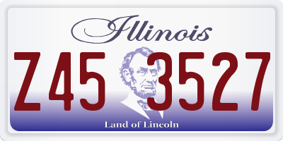 IL license plate Z453527